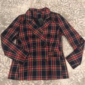 Plaid blazer